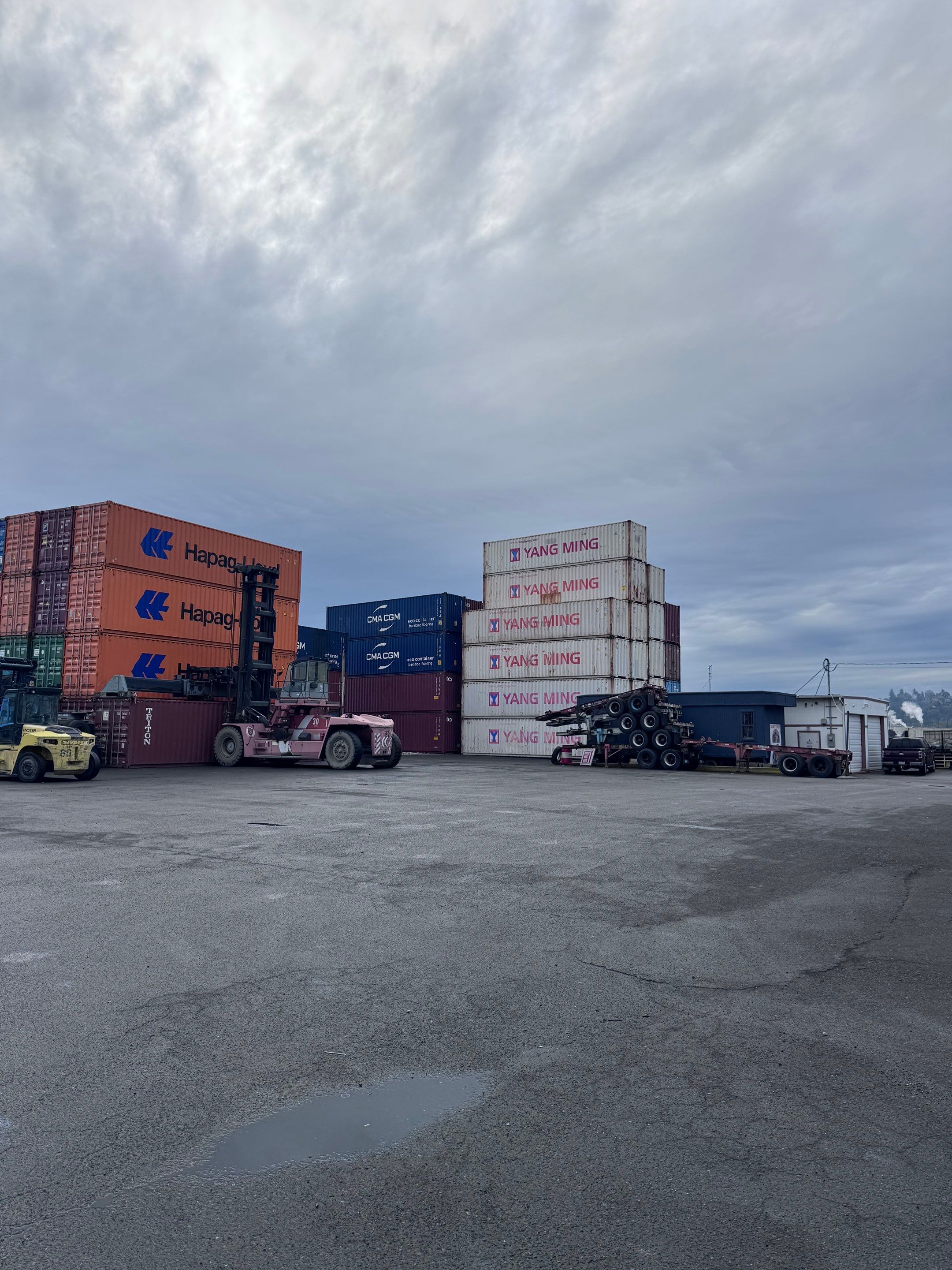 Container yard storage