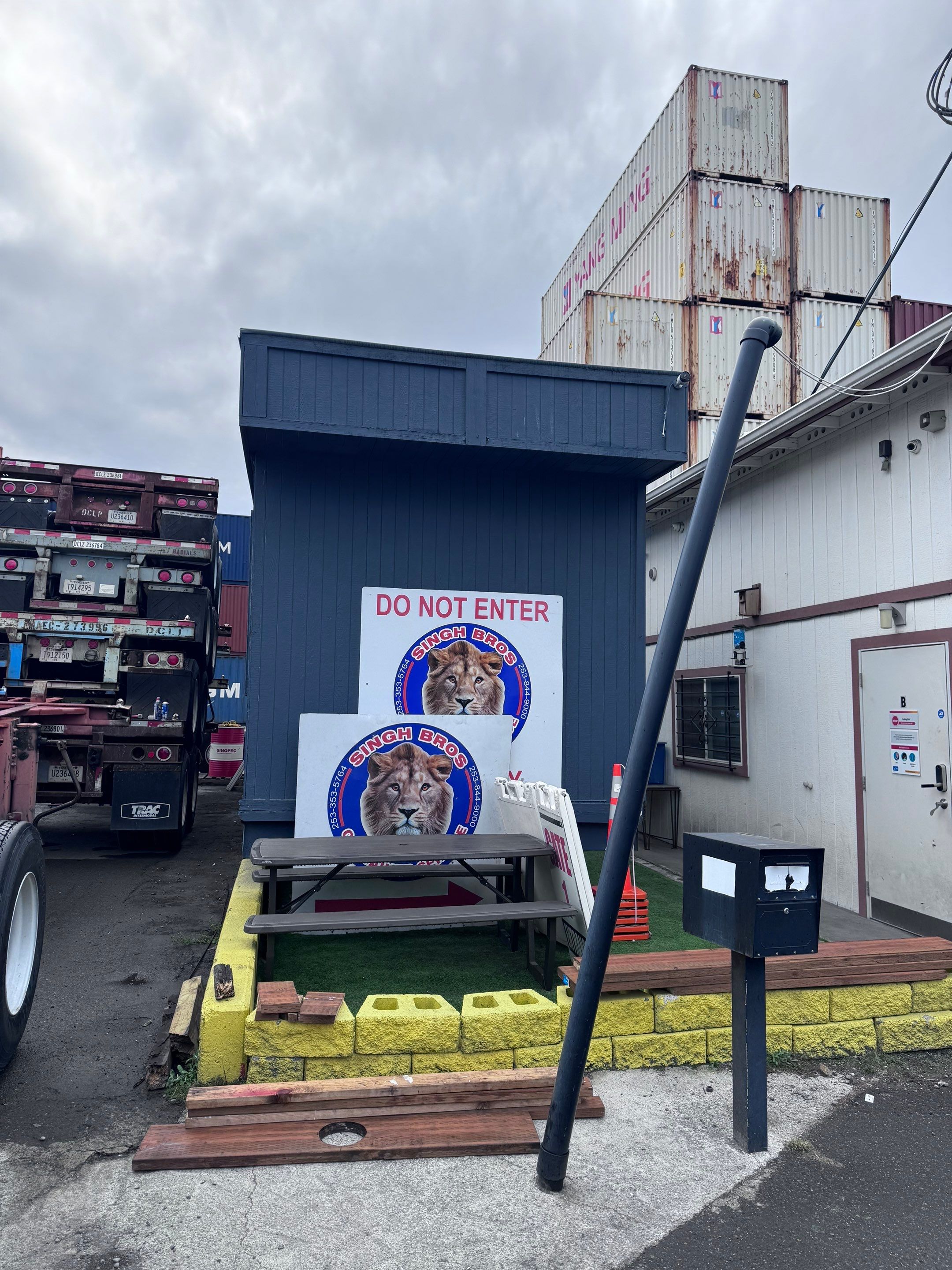 Container yard storage